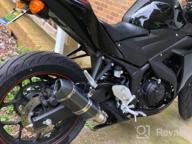 img 1 attached to Enhance Your Yamaha YZF R3 R25 2015-2018 With A High-Performance Slip-On Exhaust System Featuring Muffler review by Joe Unruh