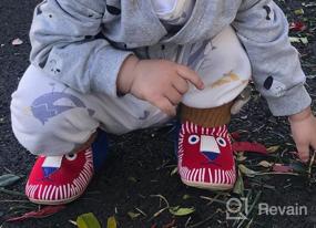 img 7 attached to Туфли для мальчиков TIMATEGO Toddler Slip-on Sneaker Moccasin для тапочек