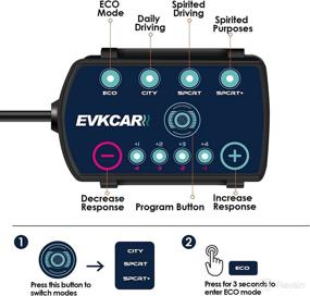 img 2 attached to 🚀 EVKCAR Throttle Response Controller for Toyota Tacoma (2005-2020+) SR/SR5/TRD Sport/TRD Off-Road/Limited/TRD Pro Models - Smart Pedal Accelerator