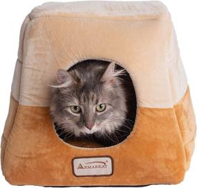img 4 attached to 😺 Cozy Comfort for Your Feline Friend: Armarkat 16-Inch by 16-Inch Cat Bed