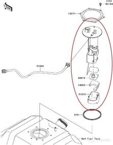 img 2 attached to Assembly 2014 2020 Kawasaki 49040 0733 49040 0716