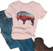 bison beauty: women's western graphic tee for cowgirl fashionistas! logo