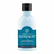 refresh your feet with the body shop peppermint cooling foot lotion - 8.4-fluid ounce logo