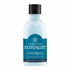 img 4 attached to Refresh Your Feet With The Body Shop Peppermint Cooling Foot Lotion - 8.4-Fluid Ounce