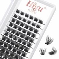 72 pcs lash clusters diy eyelash extension d curl mix 8-16mm: reusable, professional volume style d 8-16 lashes logo