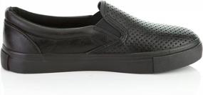 img 3 attached to Comfortable And Stylish Slip-On Platform Sneakers With Thick Soles For Everyday Wear