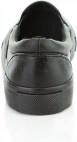 img 2 attached to Comfortable And Stylish Slip-On Platform Sneakers With Thick Soles For Everyday Wear
