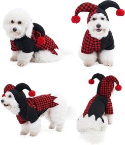 img 4 attached to Yoption Joker Dog Cat Costumes: Funny Outfits for Halloween and Christmas Cosplay (M size)