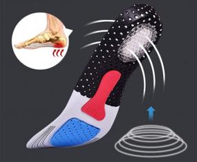 img 2 attached to Say Goodbye To Heel, Knee, And Back Pain With Orthopedic Insoles: Full-Length Insoles For Plantar Fasciitis And More (S 25.5Cm)