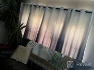 img 1 attached to Dark Green Ombre Curtains With Light Blocking Features - 84 Inches Long, Gradient Color Design, Room Darkening Grommet Window Drapes For Bedroom - Set Of Two Panels (52X84 Inch) review by Christopher Lewis