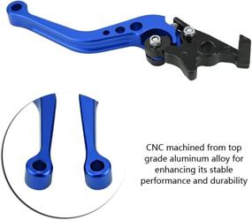 img 1 attached to 🏍️ Blue Motorcycle Clutch Lever, 7/8" Brake and Clutch Levers for Motorcycle Motorbikes, Pit Bikes, and Motos