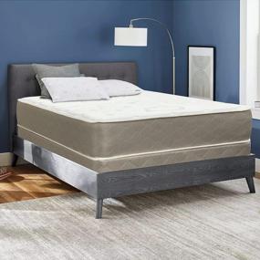 img 4 attached to Experience Ultimate Comfort With Greaton'S 14-Inch Firm Double-Sided Mattress And Metal Box Spring Set For Twin Beds