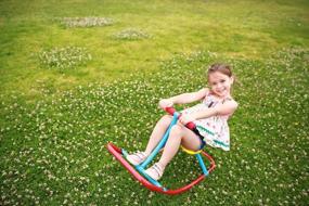 img 3 attached to Safe Home Playground Backyard Equipment For Kids: Rocking Horse Rocker Chair Seesaw Teeter Totter