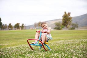 img 1 attached to Safe Home Playground Backyard Equipment For Kids: Rocking Horse Rocker Chair Seesaw Teeter Totter