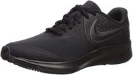 👧 nike girls' athletic shoes: anthracite electric runner sneaker logo