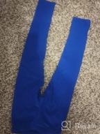 img 1 attached to Cotton Footless Leggings for Girls, Stretchy, Sizes 2-14, Made in USA - Enhanced SEO review by Christine Cepeda