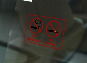 img 3 attached to Warning Smoking Vaping Removable Reusable
