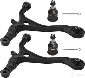 img 4 attached to 🚗 AUTOSAVER88 - Front Lower Control Arm with Ball Joint Assembly for 2003-2007 Accord, 2004-2008 Acura TSX Sedan 4D Navigation - Pack of 4