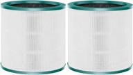 2 pack 360° combi hepa and activated carbon filter replacement for dyson pure cool link tower purifier tp01, tp02, tp03, am11 & bp01 - compared to part 968126-03 logo