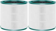 2 pack 360° combi hepa и сменный фильтр с активированным углем для dyson pure cool link tower purifier tp01, tp02, tp03, am11 и bp01 — по сравнению с деталью 968126-03 логотип