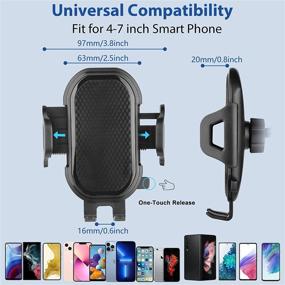 img 1 attached to Wustentre Car Cup Holder Phone Mount, Car Phone Holder Cupholder Mount for iPhone Samsung Galaxy Z Fold 4/Flip 4/S22 Ultra, Universal Cup Phone Holder for Car Truck