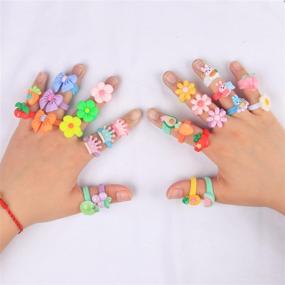 img 1 attached to 🎀 WANYU LIFE 80 pcs Toddler Hair Bands: Ouchless Hair Ties with Sweet Bow Design - Mini Elastic Rubber Bands for Infants, 1 Inch, 40 Pairs in Assorted Colors (Pink, Blue, Purple, Green, Yellow, White)