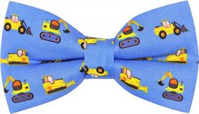 img 4 attached to OCIA Pre-Tied Bow Tie: Cute Patterns For Adults & Kids - Adjustable!