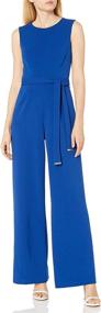 img 2 attached to 🍷 Tommy Hilfiger Wine Women's Jumpsuit - Trendy Jumpsuits, Rompers & Overalls in Women's Clothing