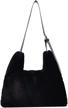 tendycoco crossbody shoulder fluffy handbag women's handbags & wallets - hobo bags logo
