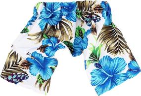 img 4 attached to Midlee Hibiscus Hawaiian Shorts X Large