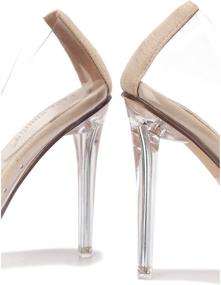 img 3 attached to 👠 Stylish and Chic: Cape Robbin Womens Stiletto Transparent Women's Shoes at Pumps