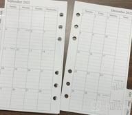 img 1 attached to 2023 Monthly Desk Planner Refill 5-1/2" X 8-1/4", 12 Months Jan To Dec, 2 Pages Per Month, Ruled Boxes, 7-Hole Punched For Desk Size 4 review by Omar Obong