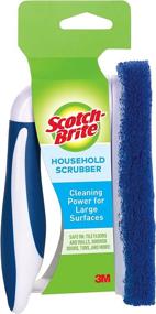 img 4 attached to 🧼 Reusable Handle Non-Scratch Bathroom Scrubber by Scotch-Brite