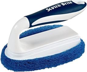 img 3 attached to 🧼 Reusable Handle Non-Scratch Bathroom Scrubber by Scotch-Brite