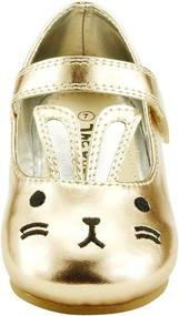 img 3 attached to Doll Maker Bunny Face Flat FBA173085A 8 Girls' Shoes : Flats