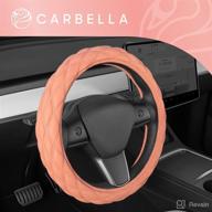 carbella stitched steering standard double stitch logo