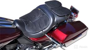 img 1 attached to Enhance Your Ride with Skwoosh Universal Motorcycle Gel Cushion Seat Pad: Breathable Mesh Fabric, Made in USA