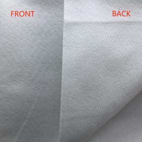 img 3 attached to Medium-Weight Interfacing: One-Sided Loft Iron-On Fusible Fleece For Quilting, Tote Bags And Home Decor - PLANTIONAL Fusible Fleece (39 Inches X 1 Yard) In White
