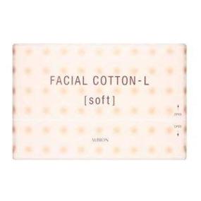 img 2 attached to Soft and Gentle: Albion Japan Facial Cotton-L [120 Sheets] for a Luxurious Skincare Experience