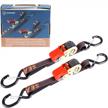 secure your boat with seamander heavy duty ratchet straps - 1in x 30in for trailer, pontoon, jetboat, & more logo