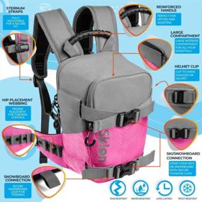img 3 attached to Sklon Ski and Snowboard Harness Trainer Backpack: Empower Your Child with Essential Skiing and Snowboarding Skills