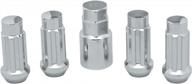 2.00" extra tall acorn locks c40405lx chrome 1/2" набор из 4 резьб с 1 ключом - topline products логотип