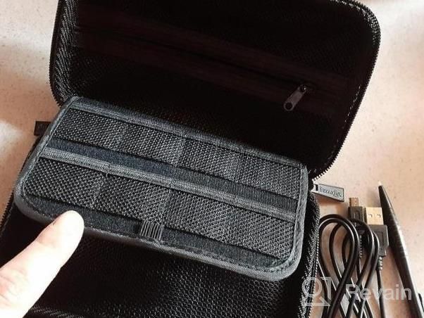 img 1 attached to Black Carry Case With Large Stylus And Charging Cable For Nintendo 2DS XL/3DS XL review by Paul Opoku