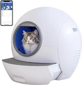 img 4 attached to 🐾 Effortless Maintenance: Discover the Extra Large Self-Cleaning Cat Litter Box with APP Control, Odorless Design, and Smart Protection for Multiple Cats