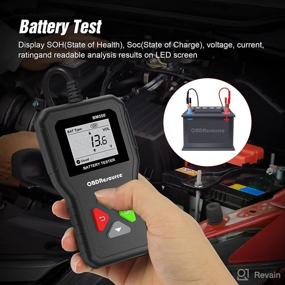 img 1 attached to 🚗 BM550 Car Battery Tester | 6V 12V 24V Voltage Tester | 100-2000 CCA | Internal Resistance Tester | Digital Analyzer for Automotive Alternator | Truck Marine Motorcycle SUV Boat