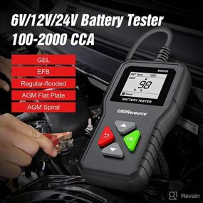 img 3 attached to 🚗 BM550 Car Battery Tester | 6V 12V 24V Voltage Tester | 100-2000 CCA | Internal Resistance Tester | Digital Analyzer for Automotive Alternator | Truck Marine Motorcycle SUV Boat