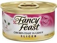fancy feast sliced ​​chicken canned логотип