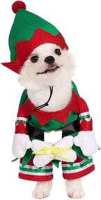 img 4 attached to 🎅 Festive Mogoko Elf Costume: A Hilarious Christmas Cosplay Dress for Dogs & Cats!