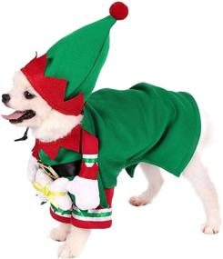 img 2 attached to 🎅 Festive Mogoko Elf Costume: A Hilarious Christmas Cosplay Dress for Dogs & Cats!