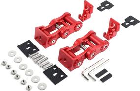 img 3 attached to 🔒 RT-TCZ Stainless Steel Hood Latches Kit for Jeep Wrangler JK JKU 2007-2018 Unlimited - Premium Lock Catch Latches with Red Accent